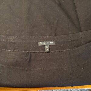 Eileen Fisher stretchy pull on skirt.  Approx length 21”